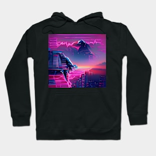 Synthwave Tower Hoodie